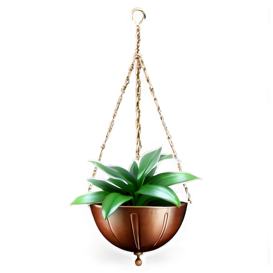 Vintage Hanging Plant Png Npy97 PNG image