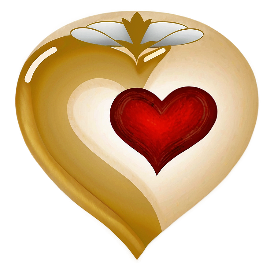 Vintage Heart Drawing Png 06202024 PNG image