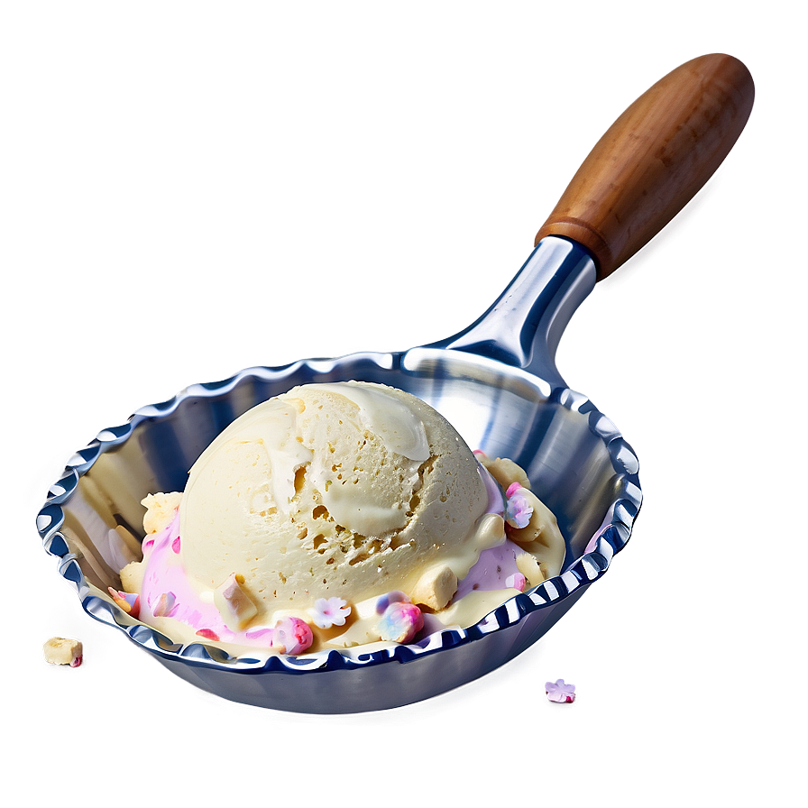 Vintage Ice Cream Scoop Png Bla PNG image