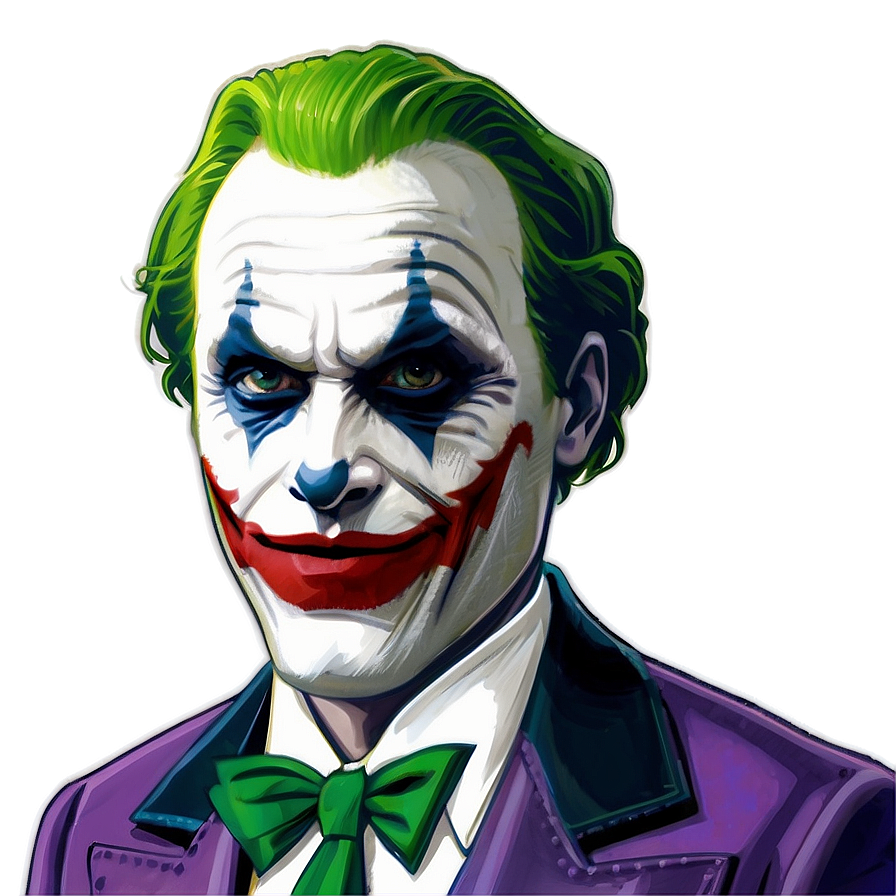 Vintage Joker Drawing Png 59 PNG image