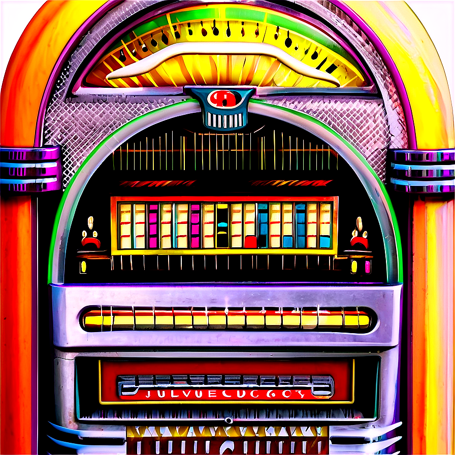 Vintage Jukebox Png 06112024 PNG image