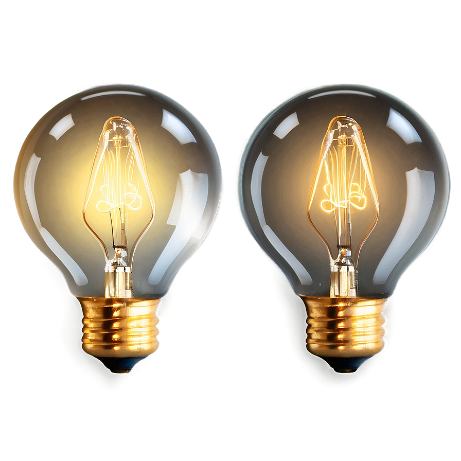 Vintage Light Bulb Png 40 PNG image