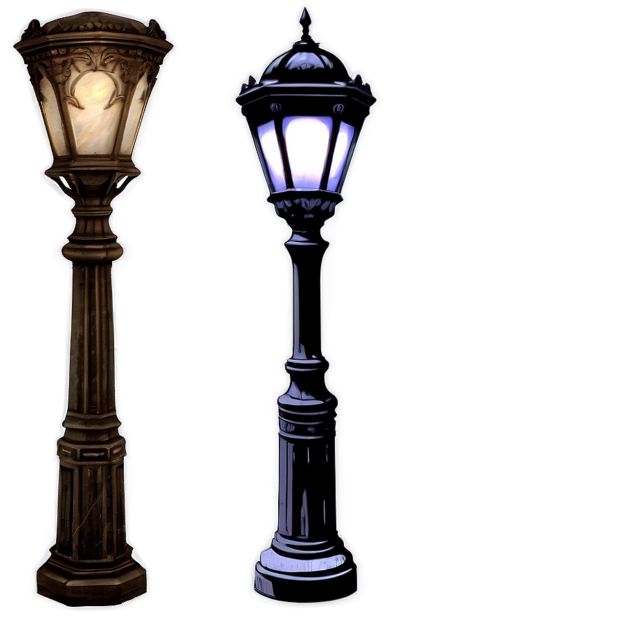 Vintage Light Post Png 97 PNG image