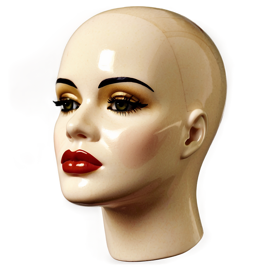 Vintage Mannequin Head Collection Png Mhn45 PNG image