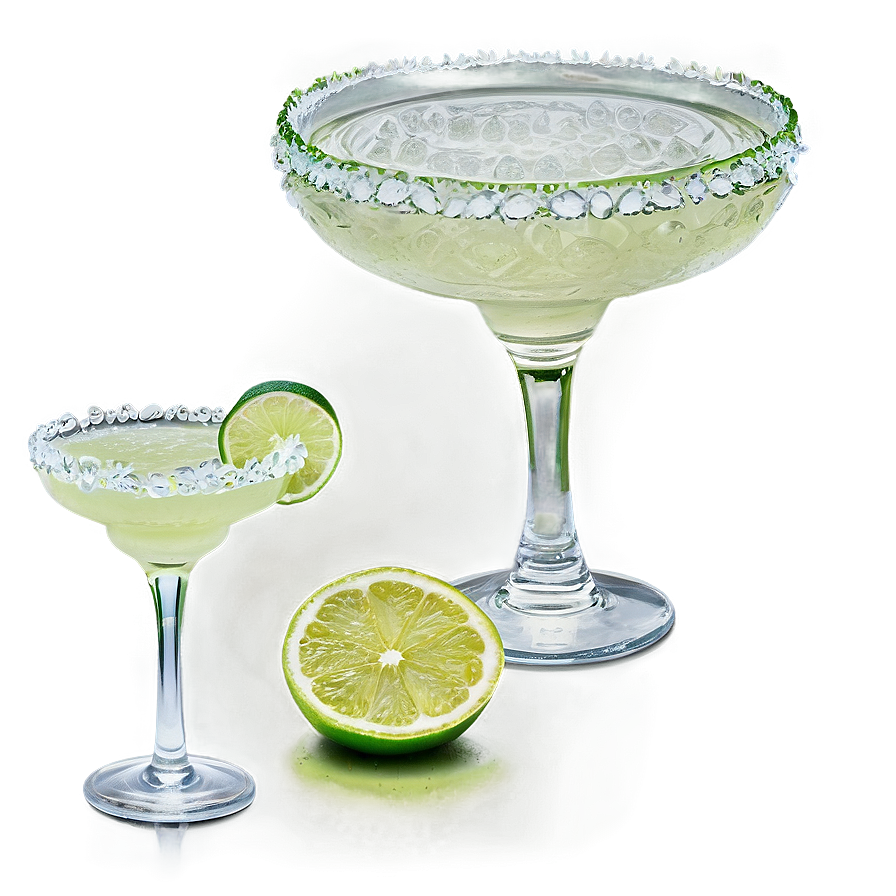 Vintage Margarita Glass Png 33 PNG image