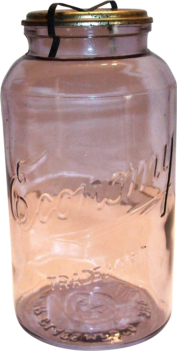 Vintage Mason Jar With Lid PNG image