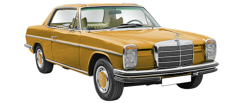 Vintage Mercedes Benz Coupe PNG image