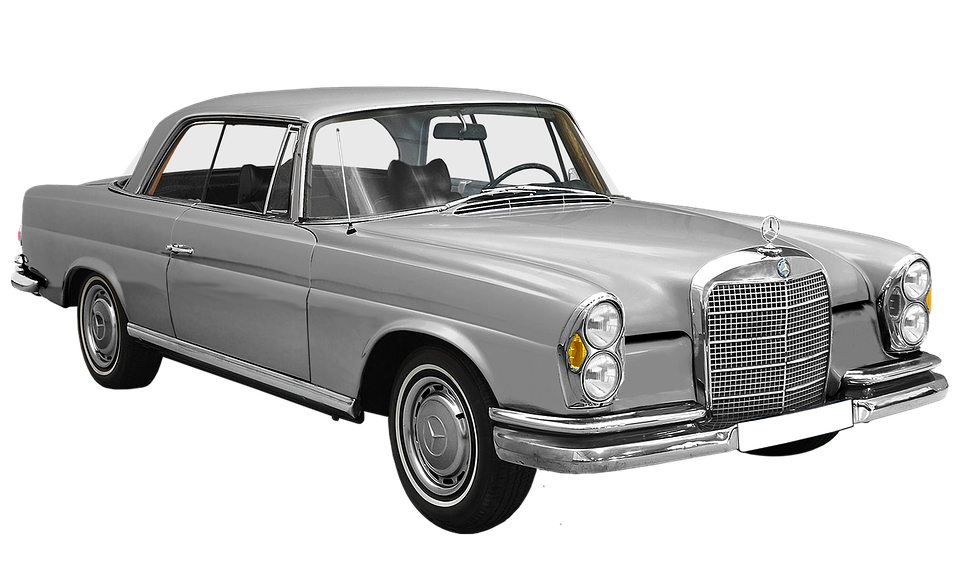 Vintage Mercedes Benz Coupe PNG image