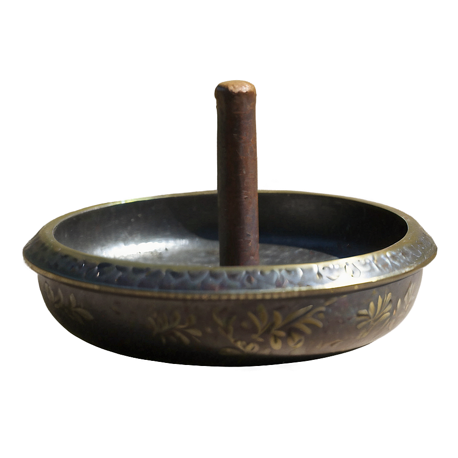 Vintage Metal Ashtray Png Uue PNG image