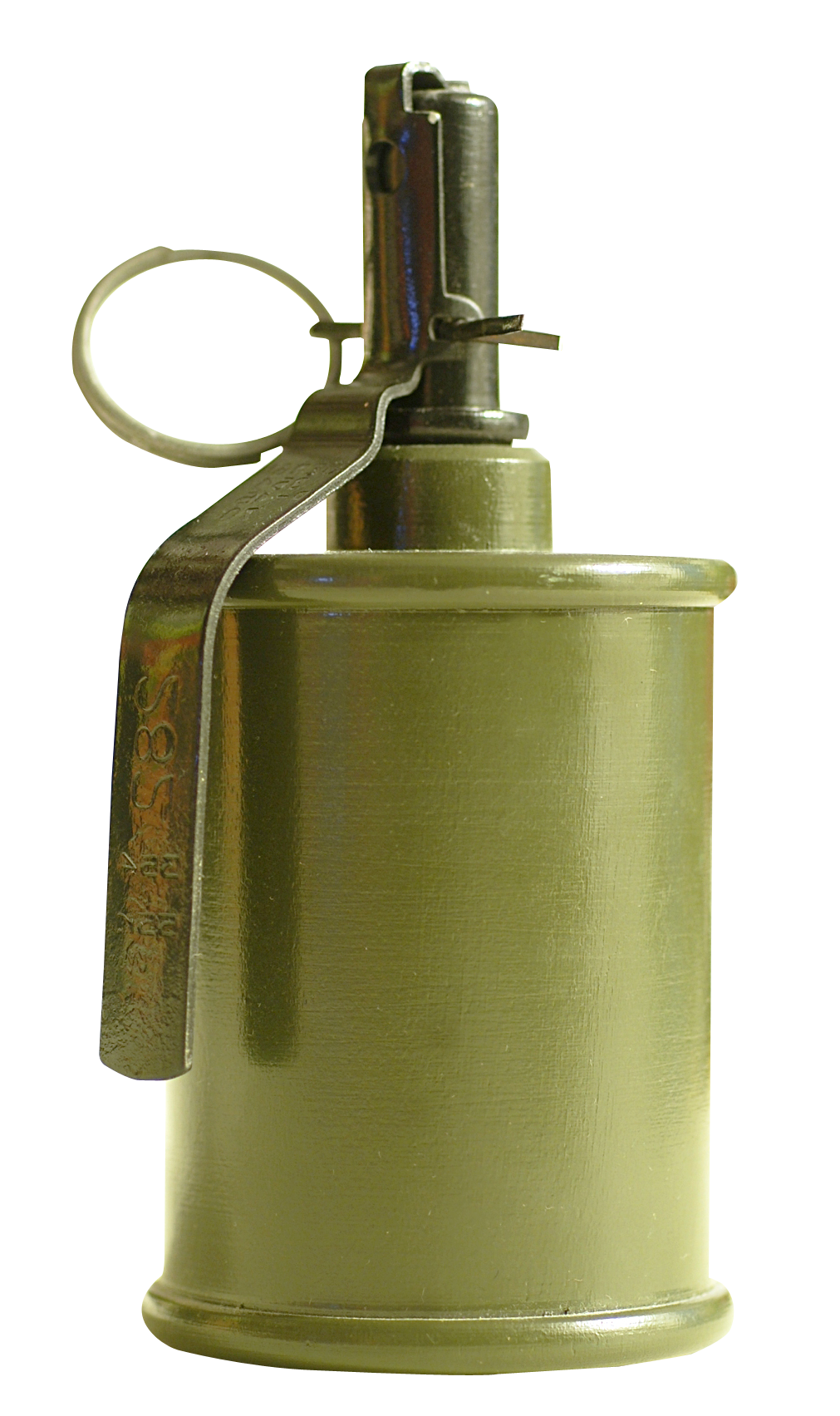 Vintage Military Grenade Isolated PNG image