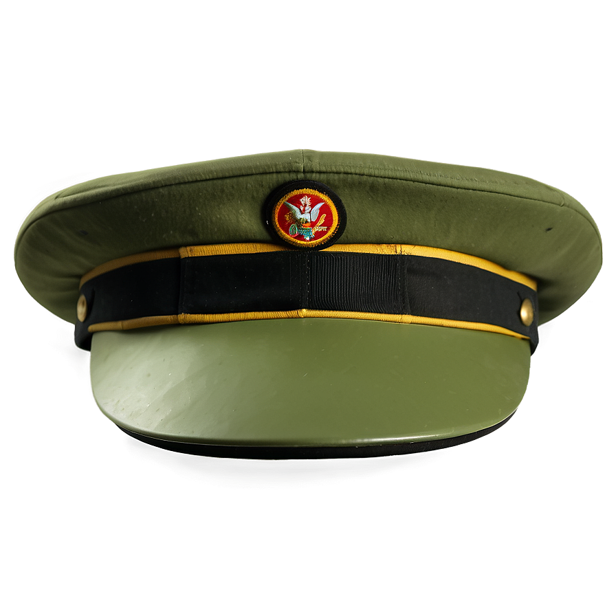 Vintage Military Hat Png 06132024 PNG image