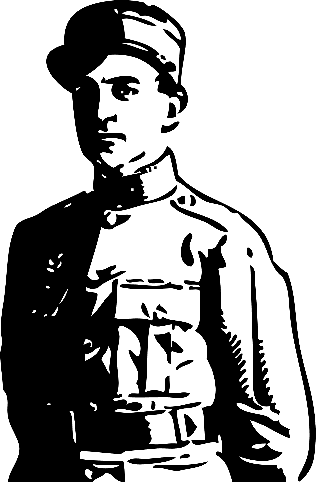 Vintage Military Uniform Portrait PNG image