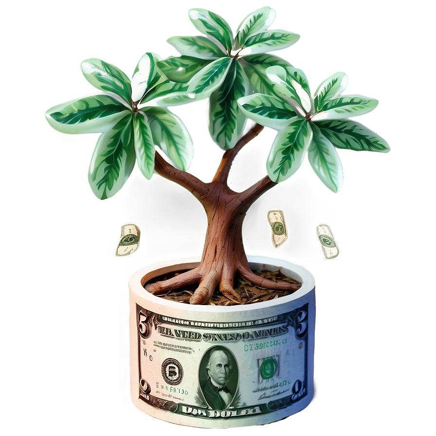 Vintage Money Tree Png Fgv82 PNG image