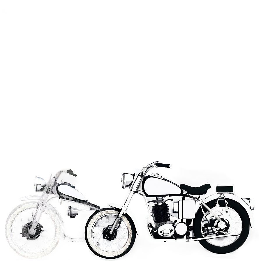 Vintage Motorcycle Silhouette Png 97 PNG image