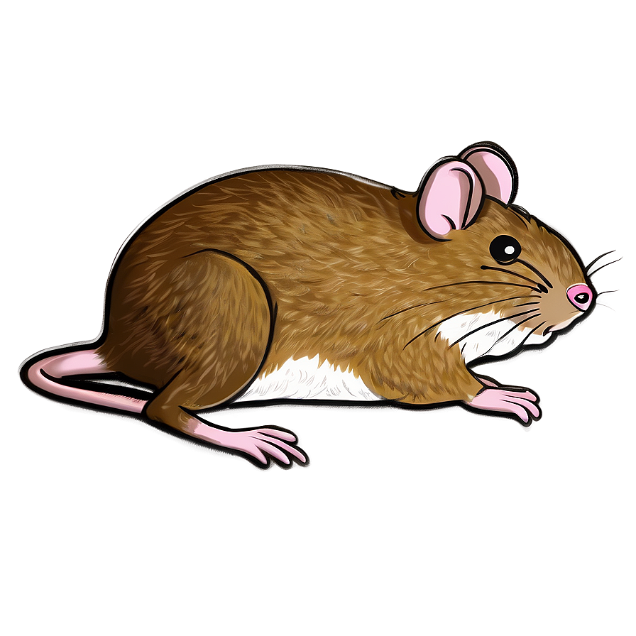 Vintage Mouse Illustration Png 28 PNG image