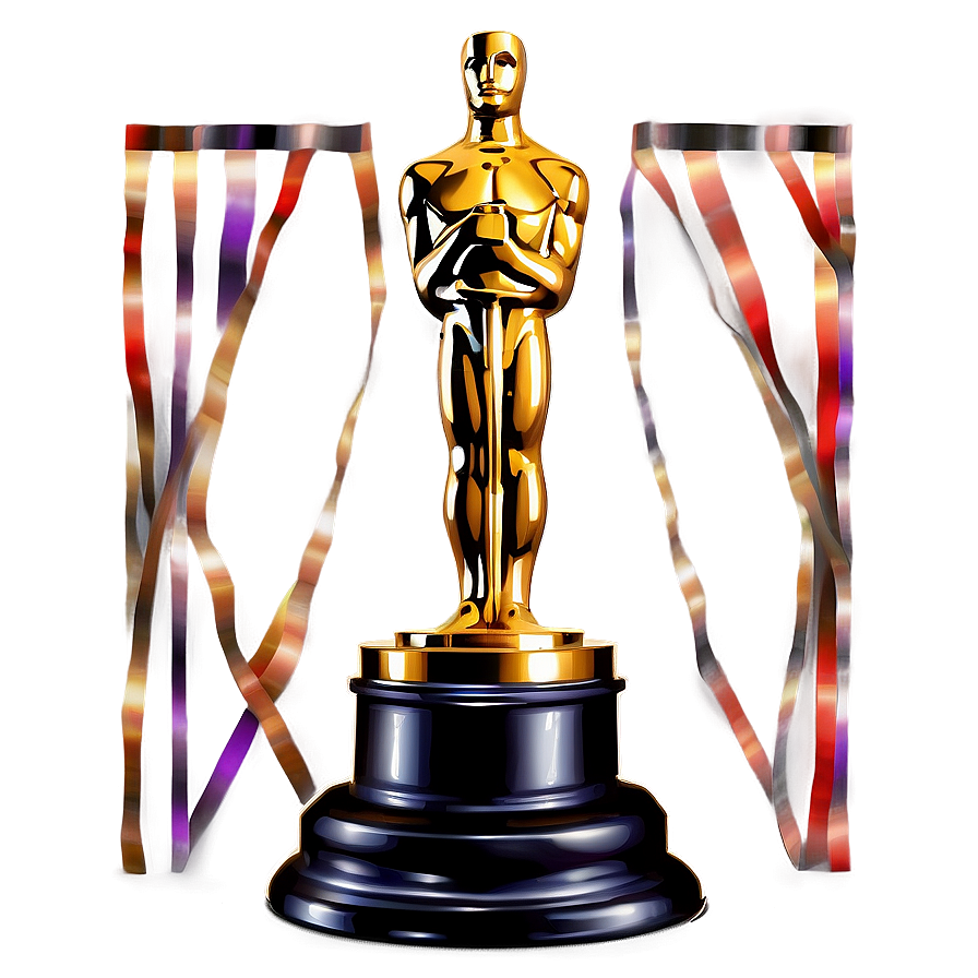 Vintage Oscar Statue Png Kkp38 PNG image