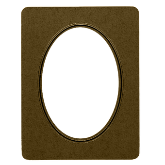 Vintage Oval Frame Texture PNG image