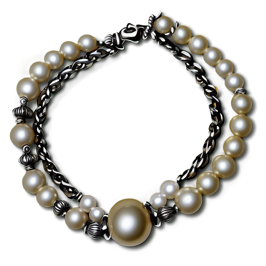 Vintage Pearl Necklaces Png 05252024 PNG image