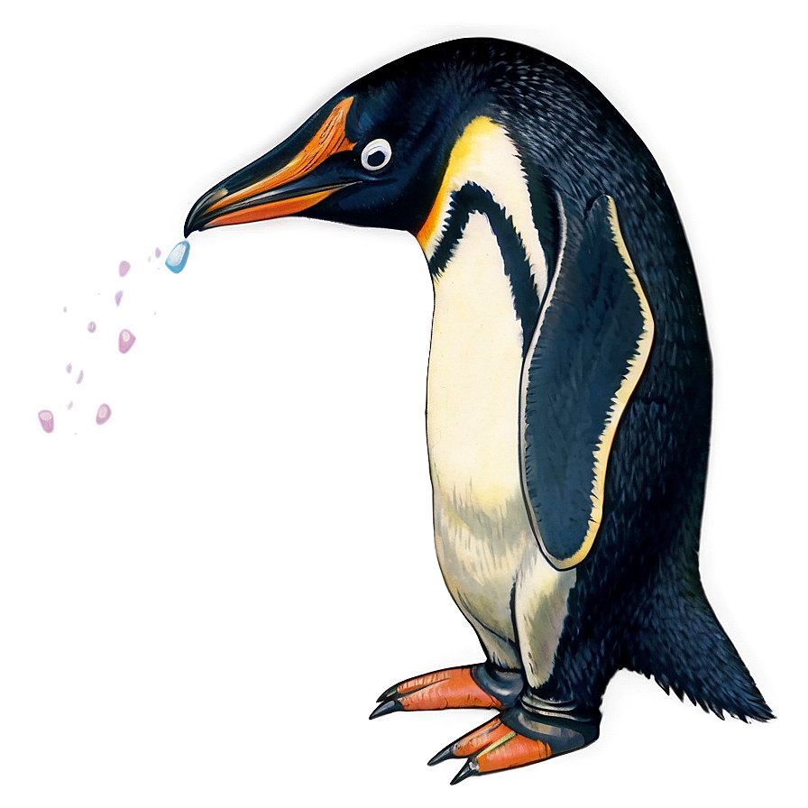 Vintage Penguin Png 44 PNG image