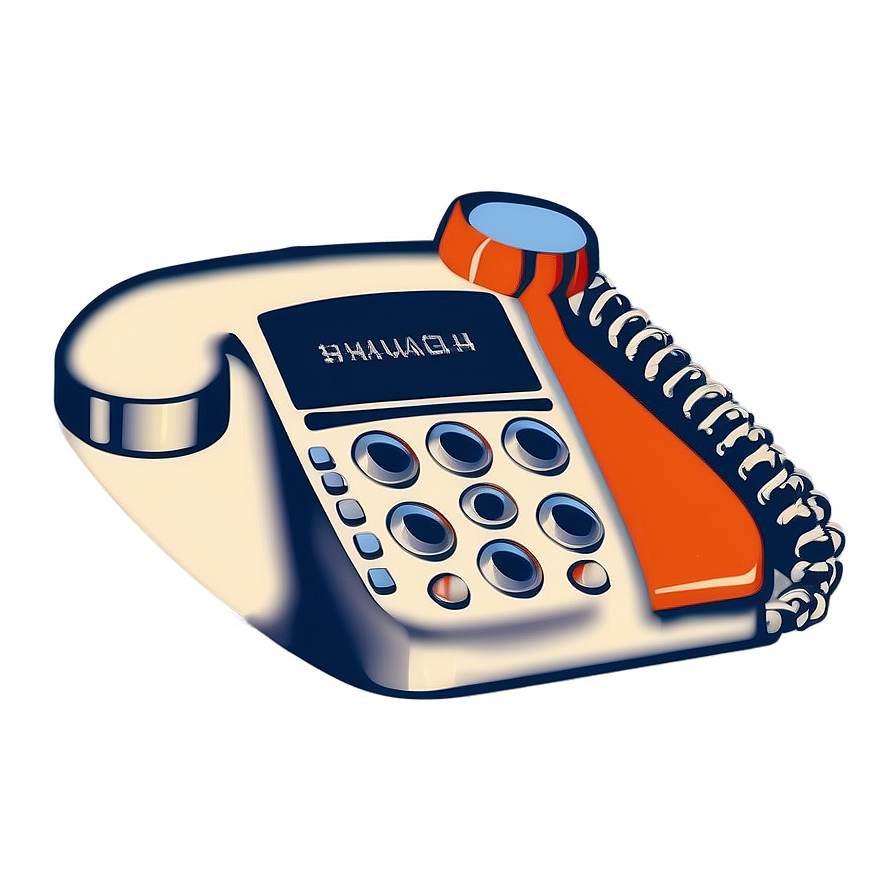 Vintage Phone Logo Png Qrv42 PNG image