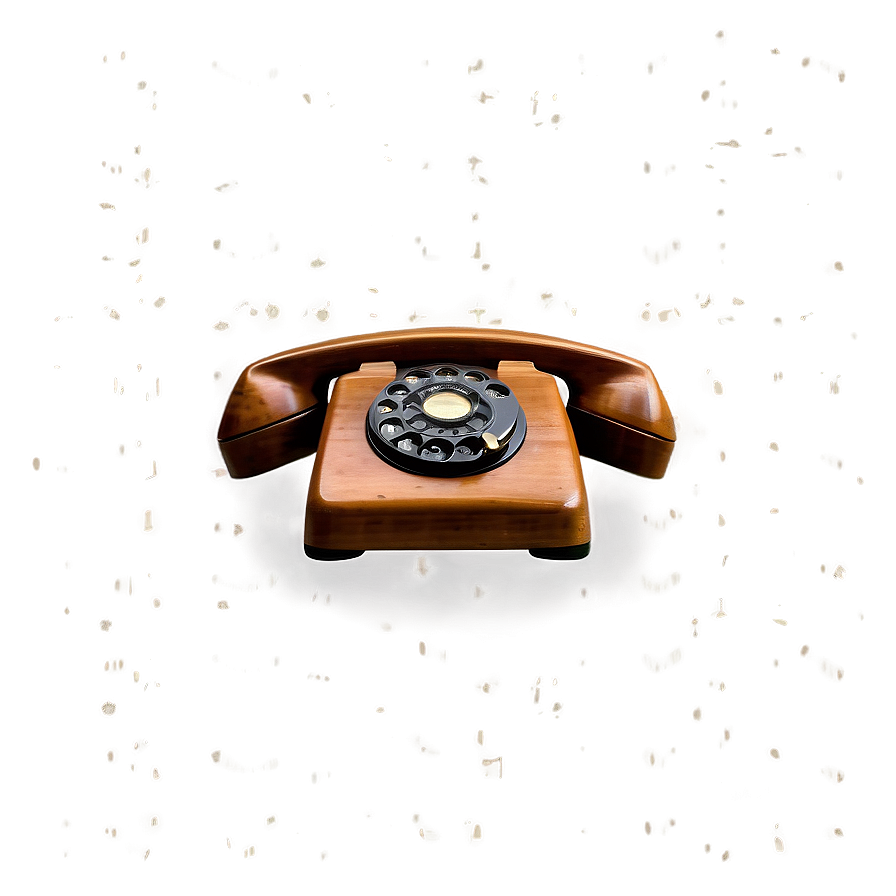 Vintage Phone With Dial Png 06252024 PNG image