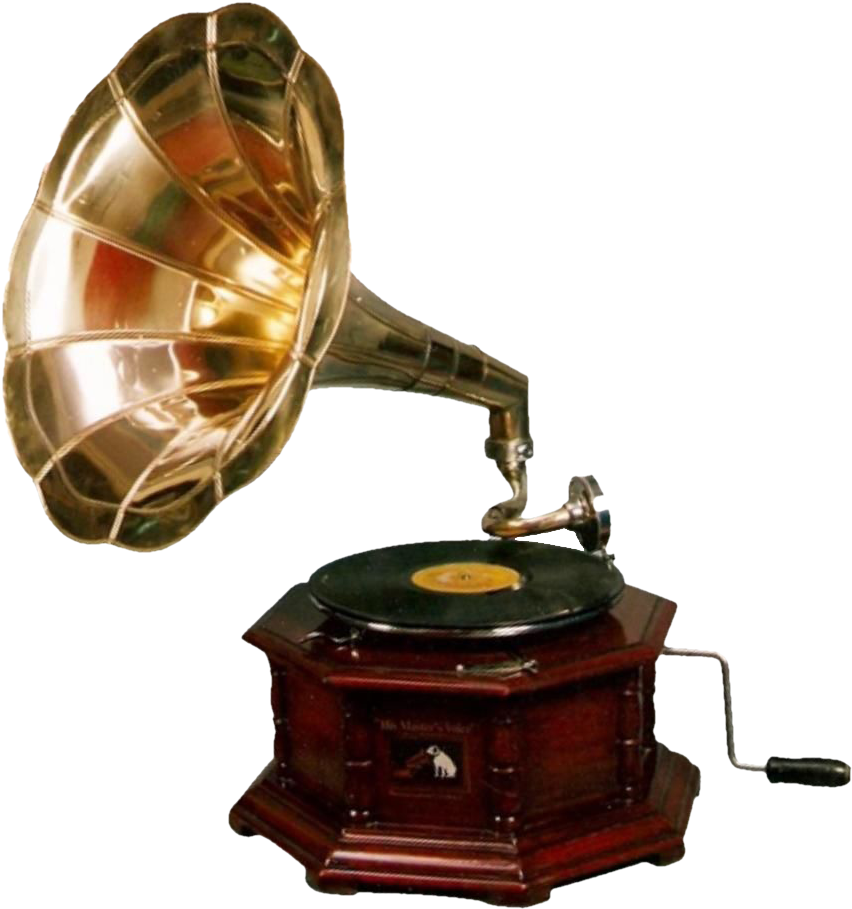 Vintage Phonograph Classic Design PNG image