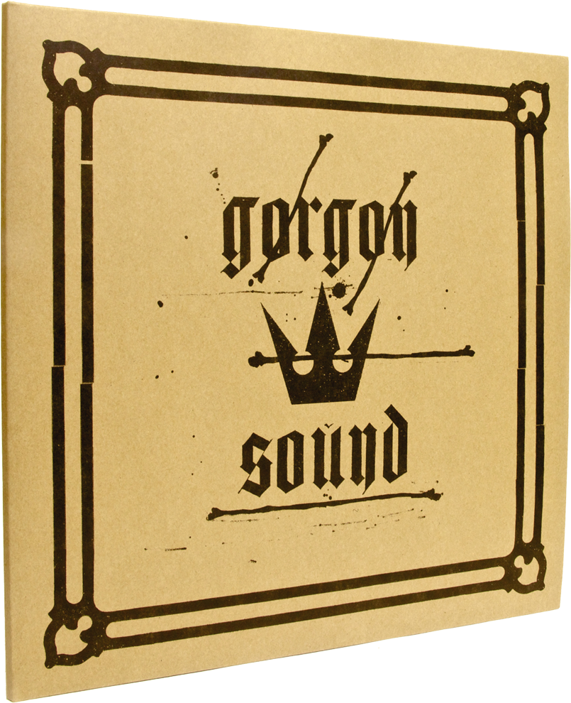 Vintage Phonograph Sound Label PNG image