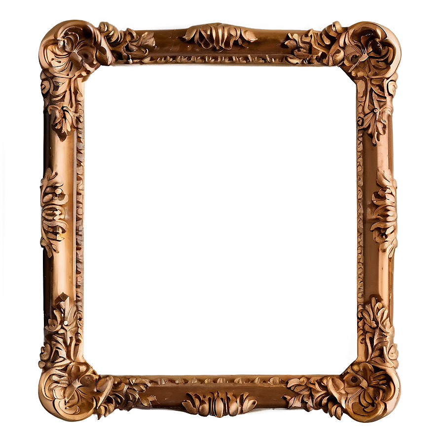 Vintage Photo Frame Design Png 20 PNG image