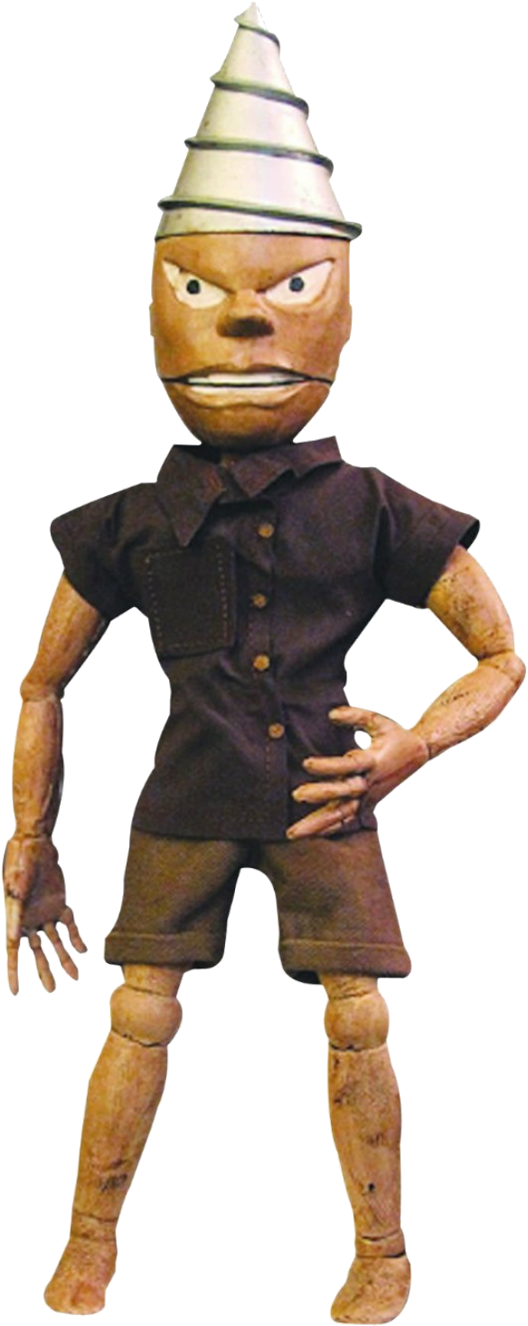 Vintage Pinocchio Puppet PNG image