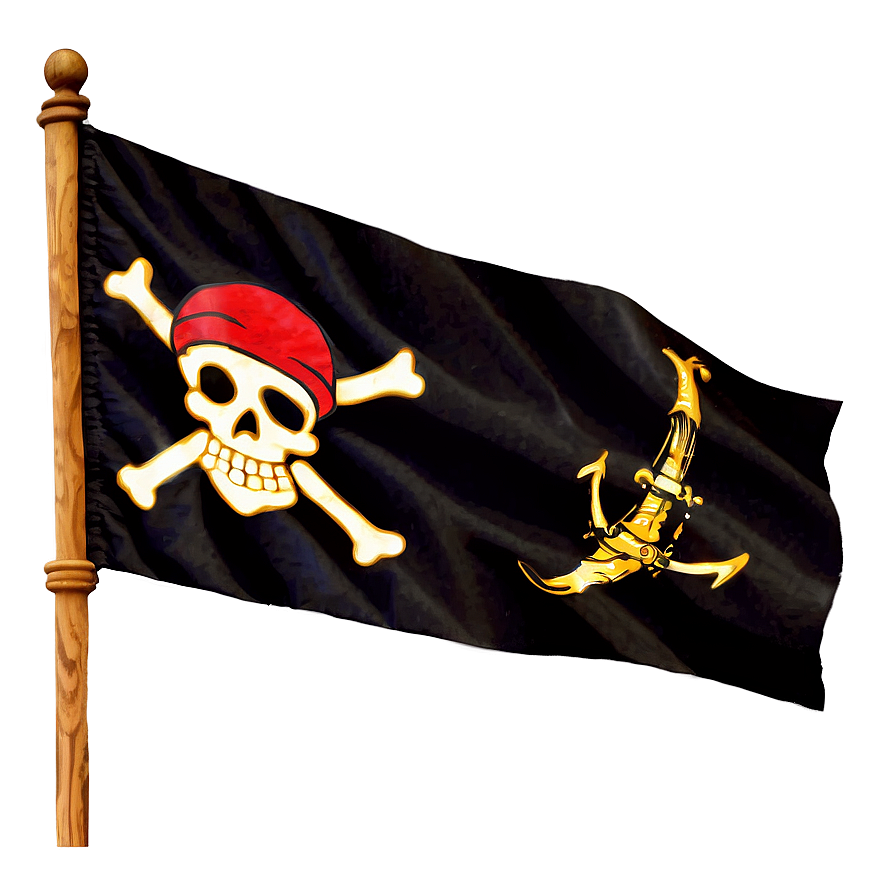 Vintage Pirate Flag Png 30 PNG image