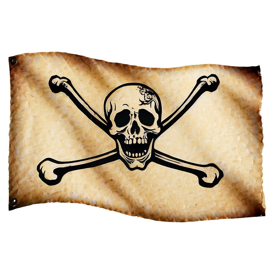 Vintage Pirate Flag Png Ngy89 PNG image