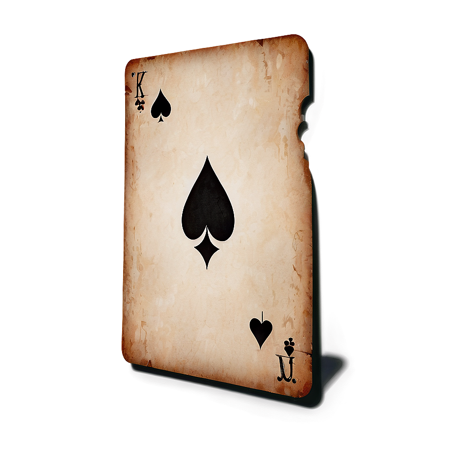 Vintage Playing Card Design Png Mpv PNG image