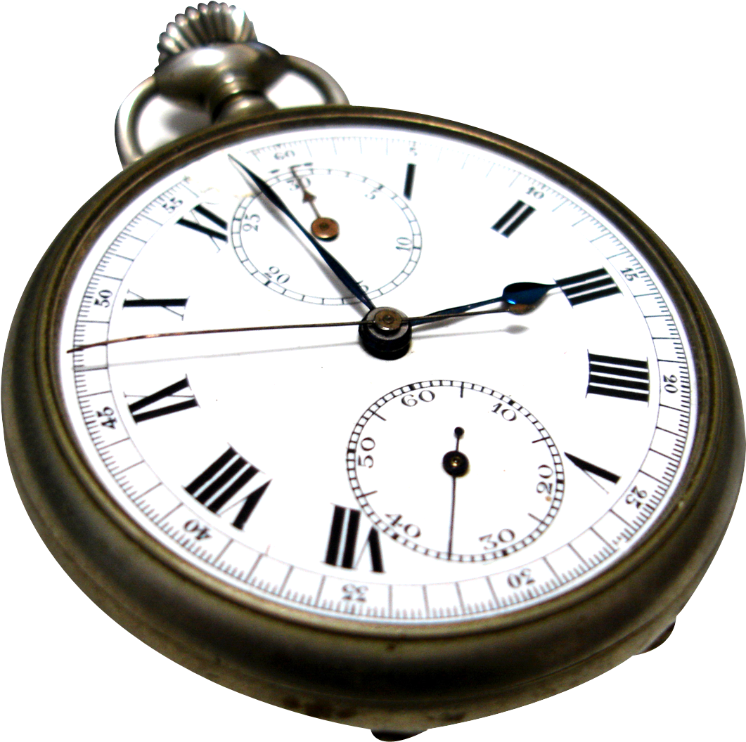 Vintage Pocket Watch PNG image