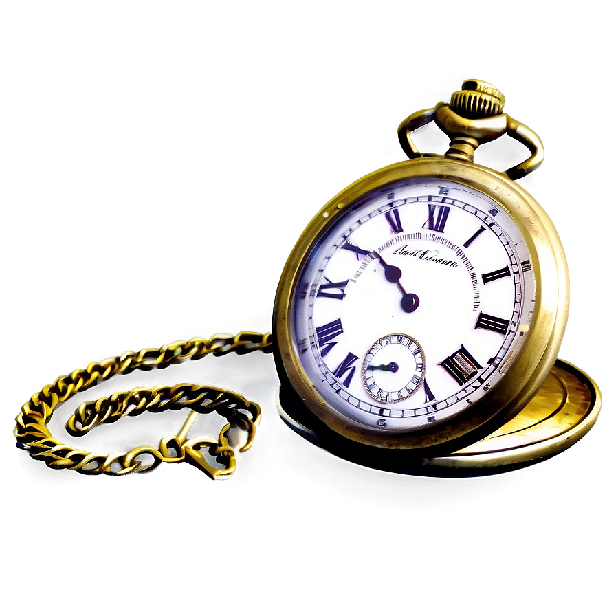 Vintage Pocket Watch Png Ijk PNG image