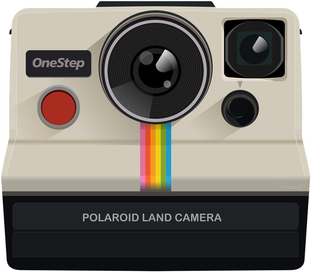 Vintage Polaroid One Step Land Camera PNG image