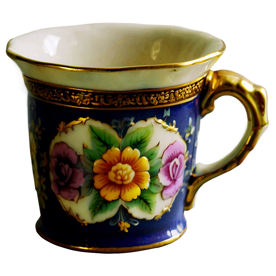 Vintage Porcelain Mug Png Hty PNG image