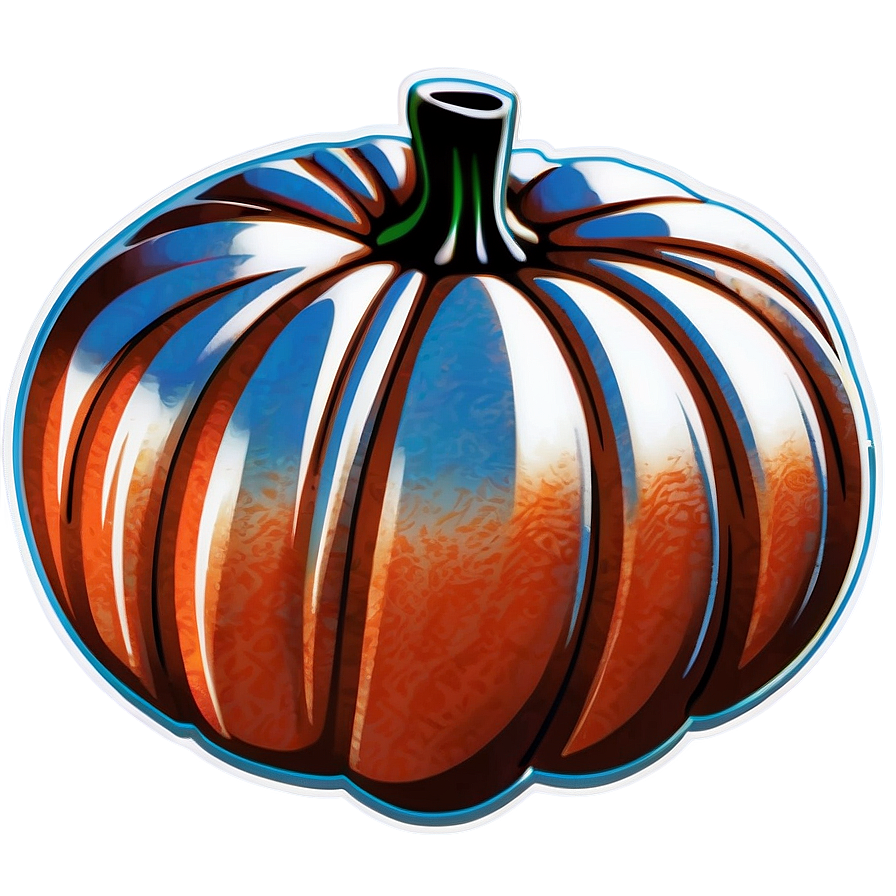 Vintage Pumpkin Outline Picture Png Cbn PNG image