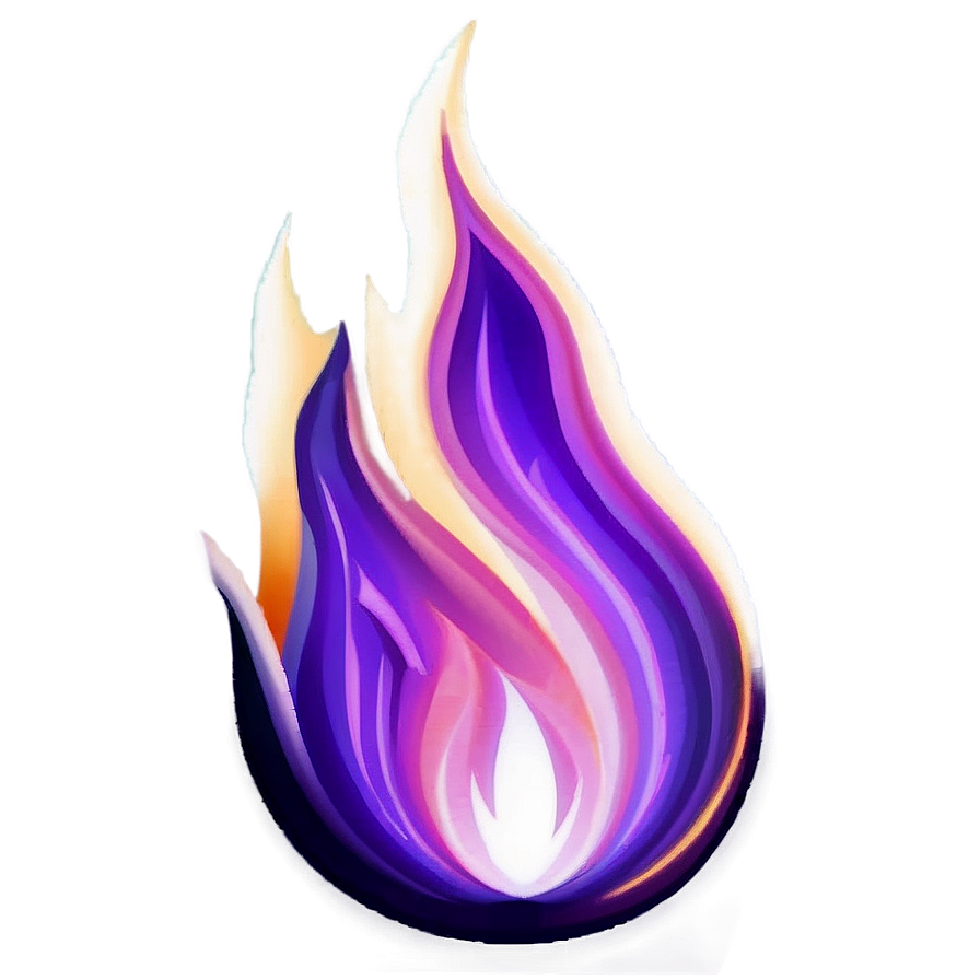 Vintage Purple Fire Png 79 PNG image