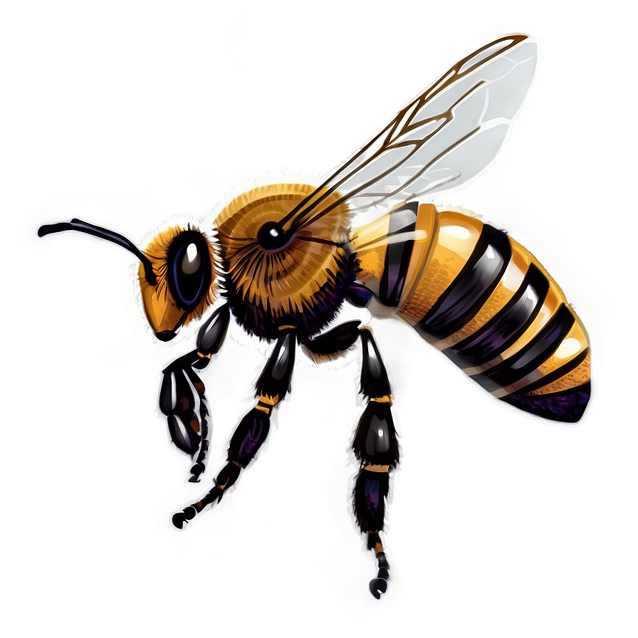 Vintage Queen Bee Drawing Png Sno PNG image