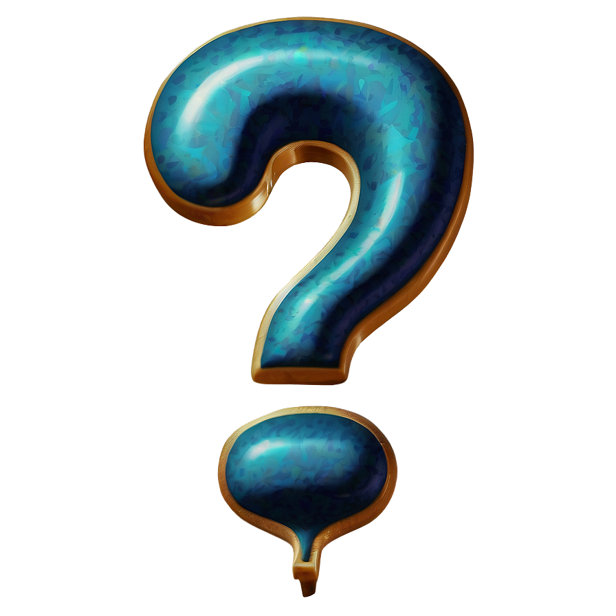 Vintage Question Mark Transparent Png 05262024 PNG image