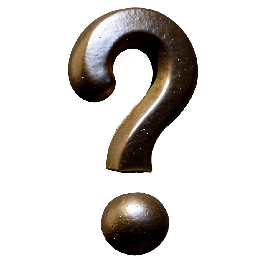 Vintage Question Mark Transparent Png Mqk76 PNG image