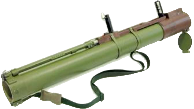 Vintage R P G Grenade Launcher PNG image