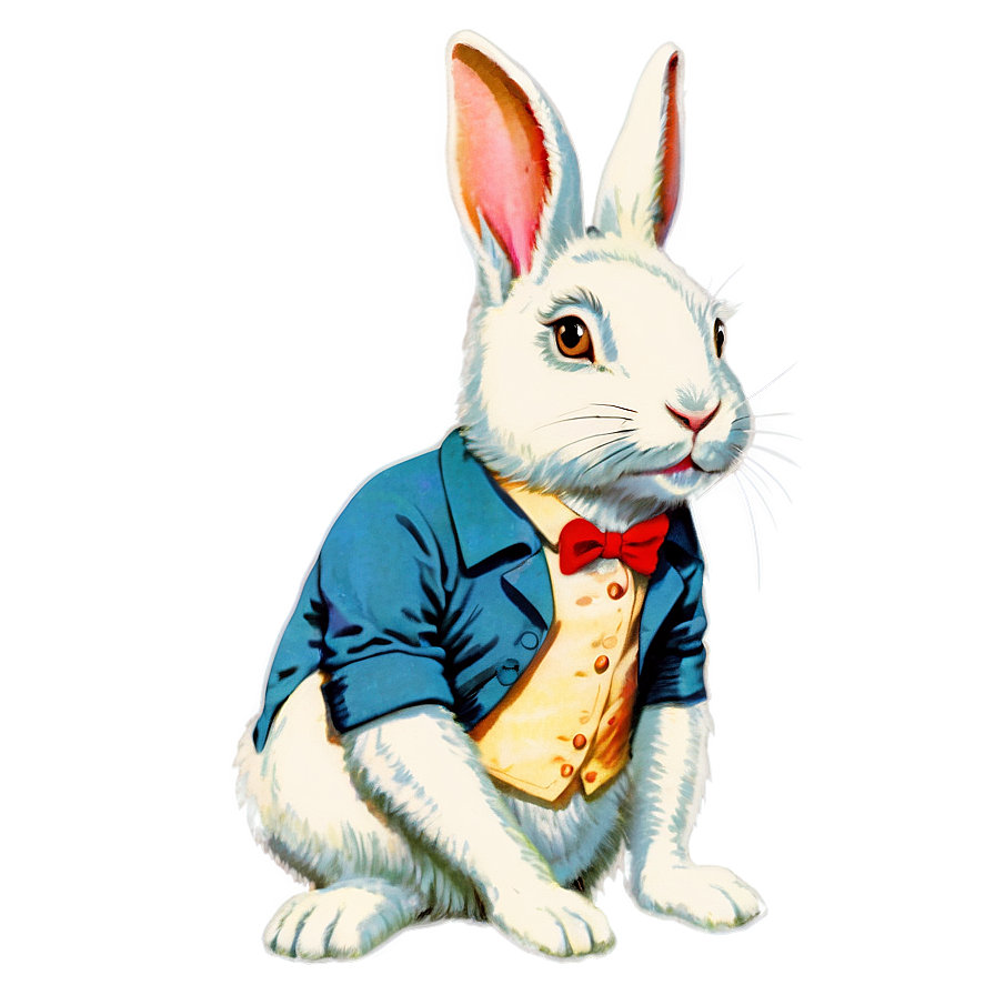 Vintage Rabbit Png 45 PNG image