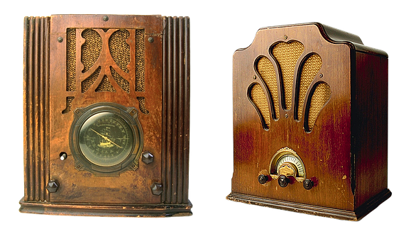 Vintage Radio Collection PNG image