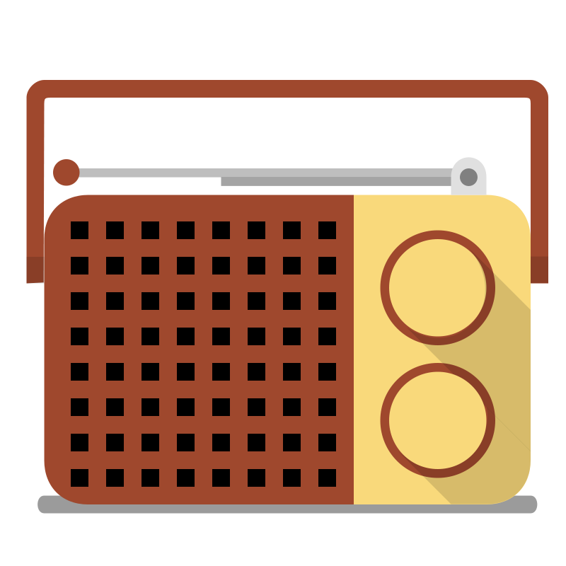 Vintage Radio Icon PNG image