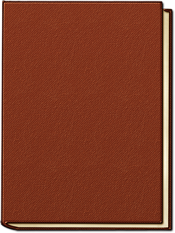 Vintage Red Book Cover PNG image