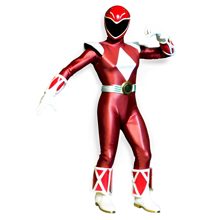 Vintage Red Power Ranger Png 06292024 PNG image