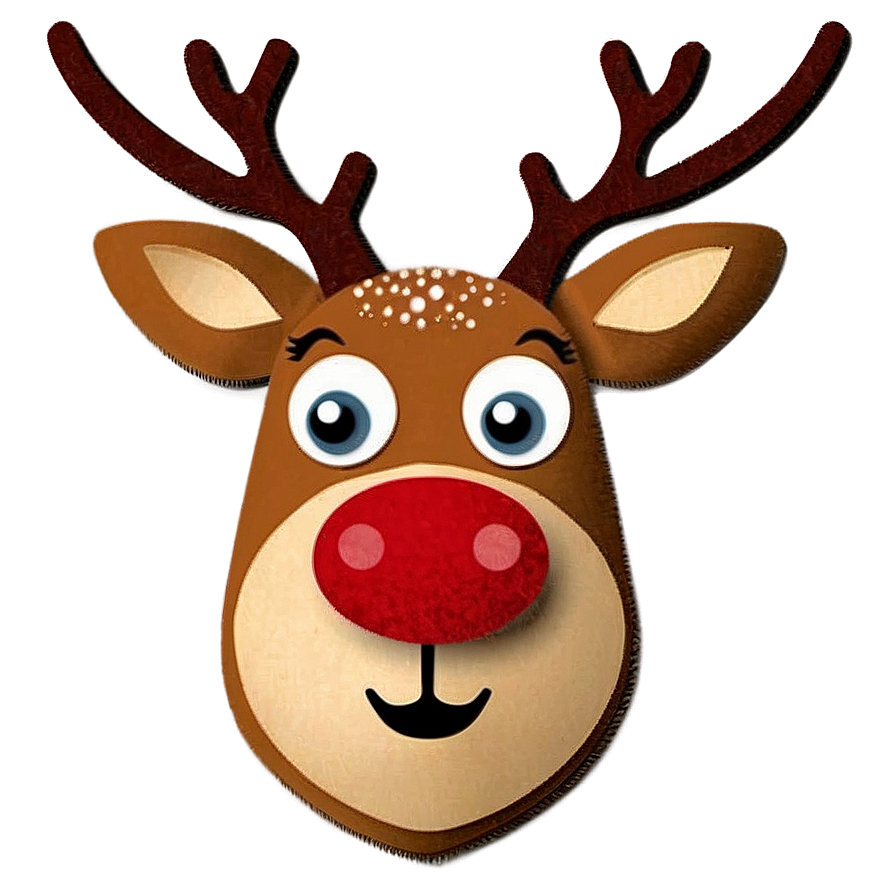 Vintage Reindeer Face Png 66 PNG image