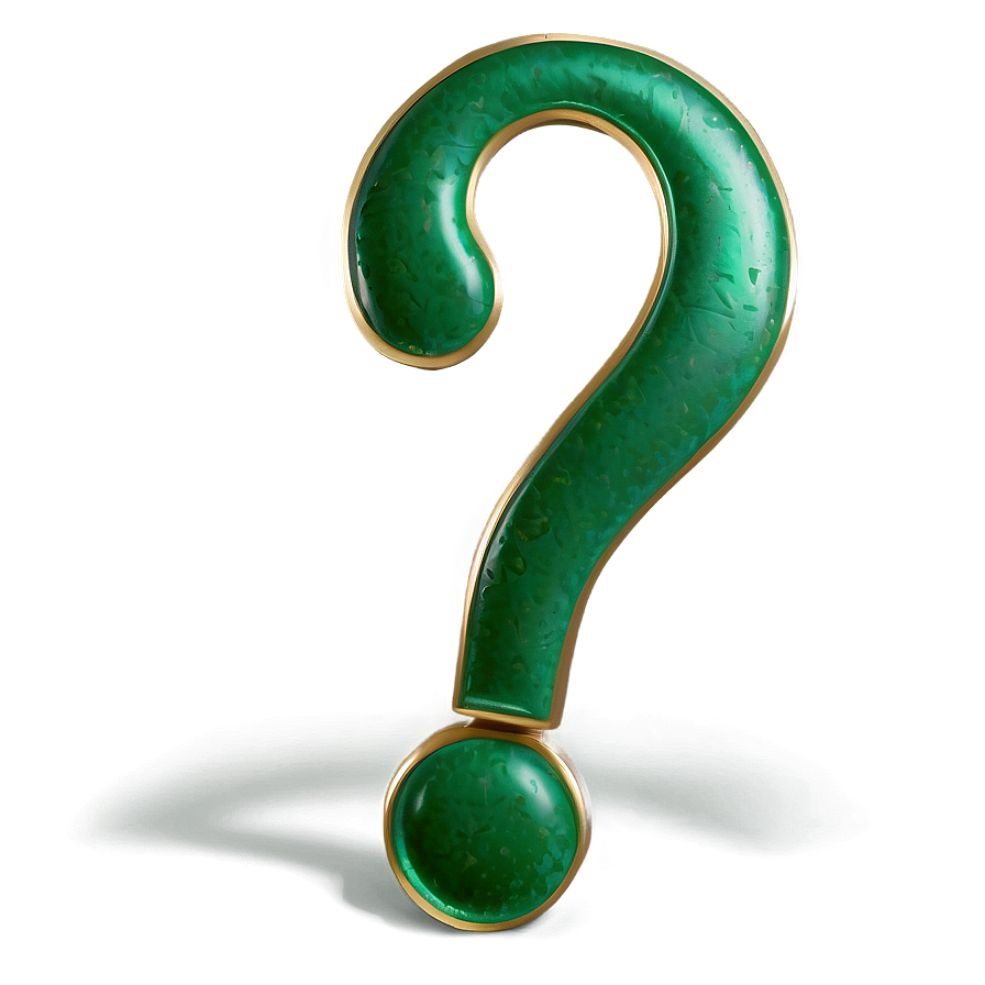 Vintage Riddler Question Mark Png 06282024 PNG image