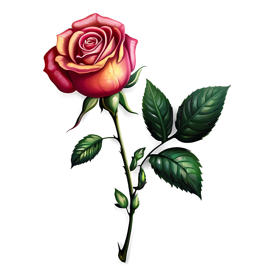 Vintage Rose Emblem Png Ean2 PNG image